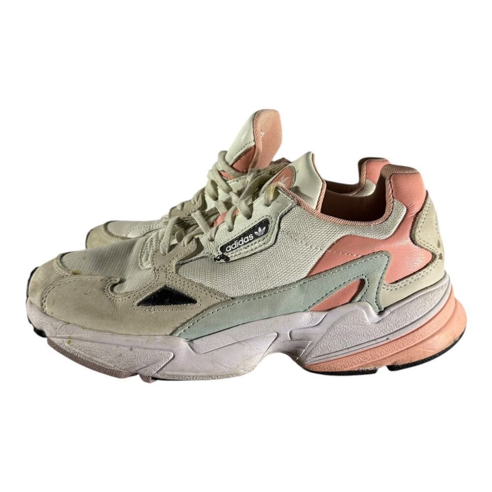 Adidas Falcon Running Sneakers Multicolor Lace Up Low EG2858 Women’s Size 9 - Picture 5 of 9